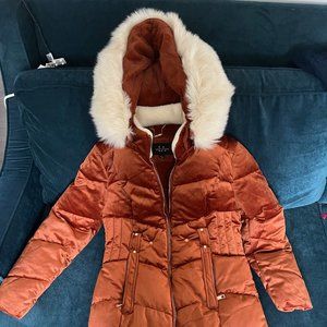Coalition LA Puffer jacket with fur trim - NEW